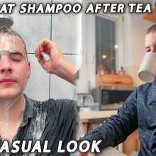 Wet Live Team: Wet Casual Look and Great Shampoo after Tea Time