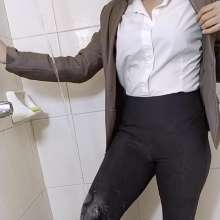 lovingmessy4you: Wetlook in the Shower Business Suit