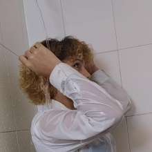 lovingmessy4you: Wetlook in the Shower Business Suit