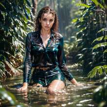 Wetmaxiskirts: Glamour AI Wetlook: Model "Duchaitenjourney"--second image selection