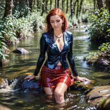 Wetmaxiskirts: Glamour AI Wetlook: Model "Duchaitenjourney"--second image selection