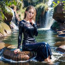 Wetmaxiskirts: Glamour AI Wetlook: Model "Duchaitenjourney"--second image selection