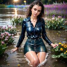 Wetmaxiskirts: Glamour AI Wetlook: Model "Duchaitenjourney"--second image selection