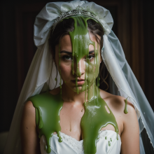 PhotoSlop: Mondai Night Bridal Slime