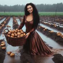 Wetmaxiskirts: AI Glamour Wetlook and Muddy: individual women in vintage dresses (Bic)