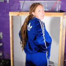 DungeonMasterOne: Blue Adidas Water Tanking for Purity