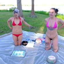 messyhot: Chikkin and Ari Cake by the Lake (not the Ocean)