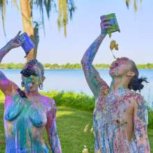 messyhot: Chikkin and Ari Cake by the Lake (not the Ocean)