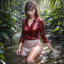 Wetmaxiskirts: Glamour AI Wetlook: Model "Duchaitenjourney"--second image selection