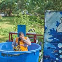 JD and Messy Andi: Another Cheerleader Dunking!