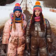 Snowsuit: Winter muddy sledding fun AI