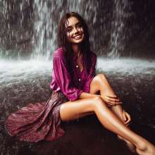 Wetmaxiskirts: AI Wetlook (some muddy): modern shirts/skirts/dresses