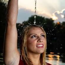 WAM Photography: Sandra in the Lake