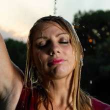WAM Photography: Sandra in the Lake