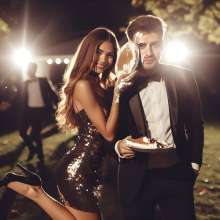 Lavette: Couples in Formal Attire- Wetlook and Messy!