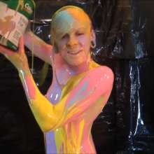 RevSlymsford: Nude In 8 Colours Of Thick Paint!  It's Kaydens