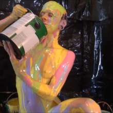 RevSlymsford: Nude In 8 Colours Of Thick Paint!  It's Kaydens