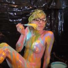 RevSlymsford: Nude In 8 Colours Of Thick Paint!  It's Kaydens
