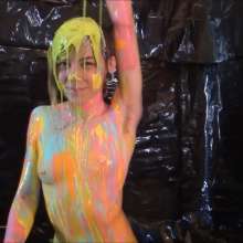 RevSlymsford: Nude In 8 Colours Of Thick Paint!  It's Kaydens