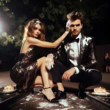 Lavette: Couples in Formal Attire- Wetlook and Messy!