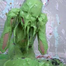 Miss Nicole: Larzstord Strips Down and Does Head Dunking and SlimePies