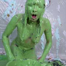 Miss Nicole: Larzstord Strips Down and Does Head Dunking and SlimePies