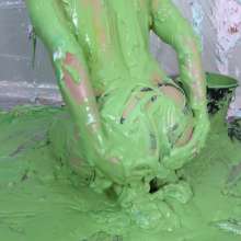 Miss Nicole: Larzstord Strips Down and Does Head Dunking and SlimePies