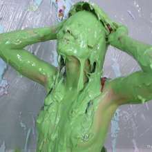 Miss Nicole: Larzstord Strips Down and Does Head Dunking and SlimePies