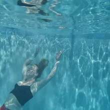 WetlookFashion: Mandi Trains for Swimming Competition