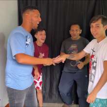 RevSlymsford: Mark and Ramon Slimed / Feet Tickled For Losing Rps Match