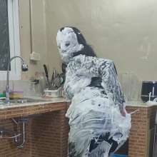 Ready2Wam Studio: Monica Gets Hot in Leather Tons Of Pies And Slime Part 2