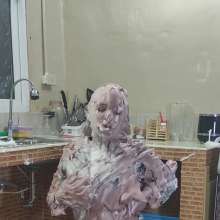 Ready2Wam Studio: Monica Gets Hot in Leather Tons Of Pies And Slime Part 2
