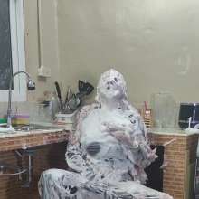 Ready2Wam Studio: Monica Gets Hot in Leather Tons Of Pies And Slime Part 2
