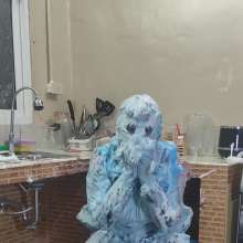 Ready2Wam Studio: Monica Gets Hot in Leather Tons Of Pies And Slime Part 2