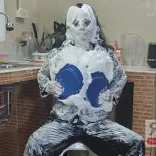 Ready2Wam Studio: Monica Gets Hot in Leather Tons Of Pies And Slime Part 2