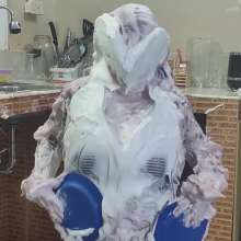 Ready2Wam Studio: Monica Gets Hot in Leather Tons Of Pies And Slime Part 2