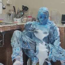 Ready2Wam Studio: Monica Gets Hot in Leather Tons Of Pies And Slime Part 2