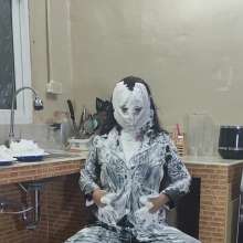 Ready2Wam Studio: Monica Gets Hot in Leather Tons Of Pies And Slime Part 2
