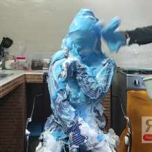 Ready2Wam Studio: Monica's Crazy Fan Infiltrates in Her Kitchen