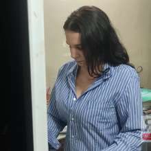 Ready2Wam Studio: Monica's Crazy Fan Infiltrates in Her Kitchen