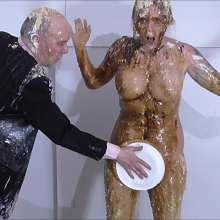 RevSlymsford: Louise Lee's Messy Sploshing Trashing Concludes... Naked