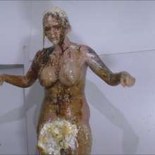 RevSlymsford: Louise Lee's Messy Sploshing Trashing Concludes... Naked