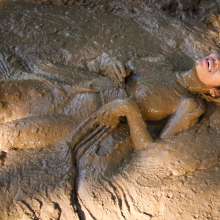 dlodoski: Laine Enjoys Sexy Mud Glamour--Photos