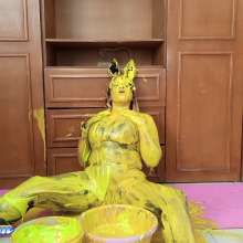 Hikari-Studio-Wam: My Black Bunny Gets Dirty Topless