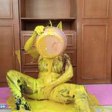 Hikari-Studio-Wam: My Black Bunny Gets Dirty Topless