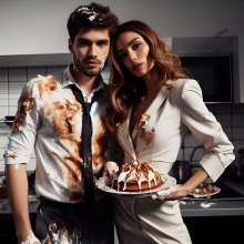 Lavette: Couples in Formal Attire- Wetlook and Messy!
