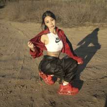 RSSRuinStreetStyle: Asian Girl In Cyber Leather Outfit Goes On a Muddy Adventure