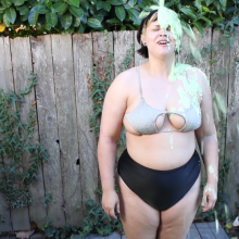 Slimed Models: We Slimed Another Playmate of the Month!