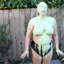 Slimed Models: We Slimed Another Playmate of the Month!