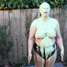 Slimed Models: We Slimed Another Playmate of the Month!